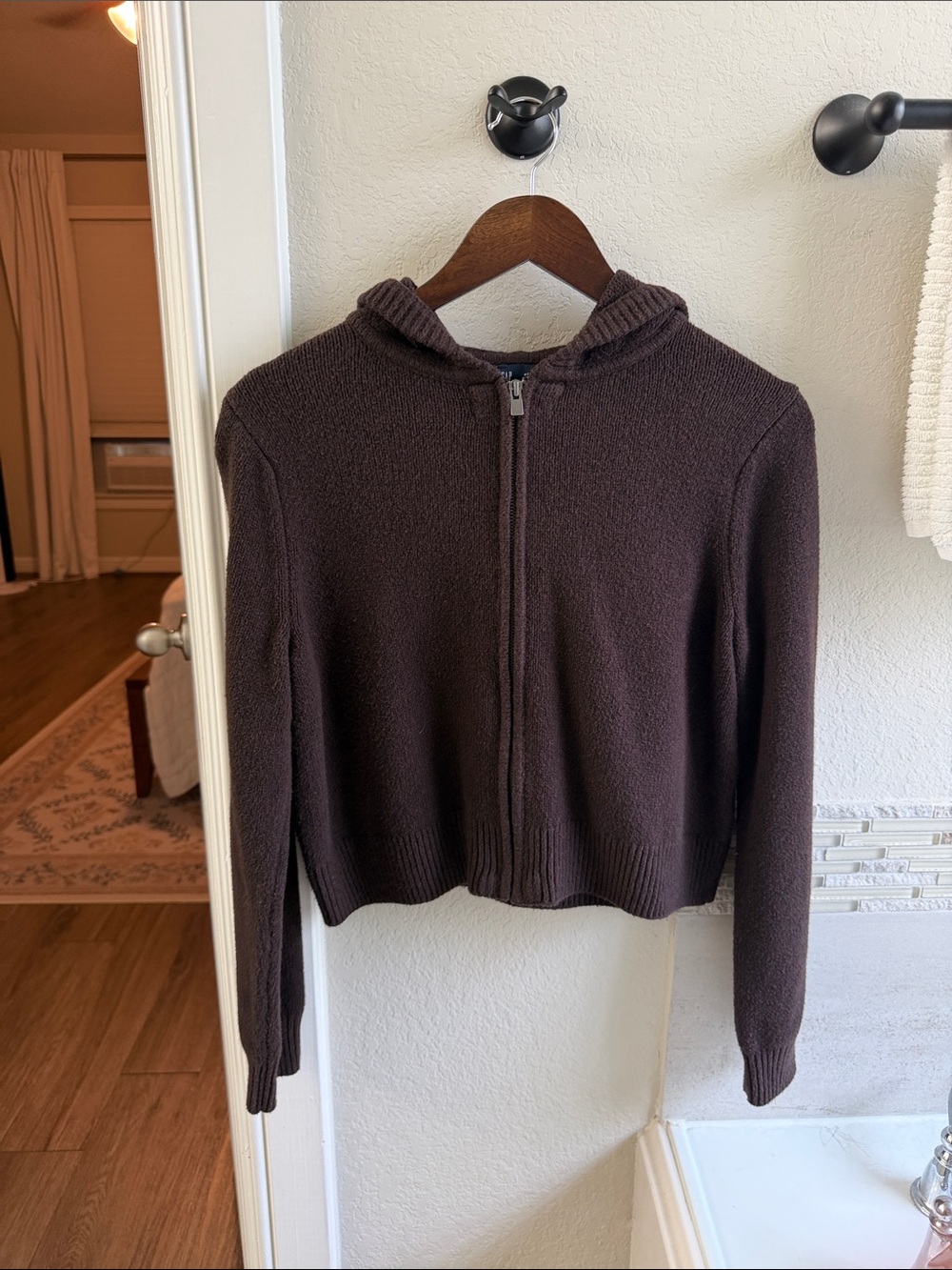 GAP Cashsoft hoodie in Terra brown!